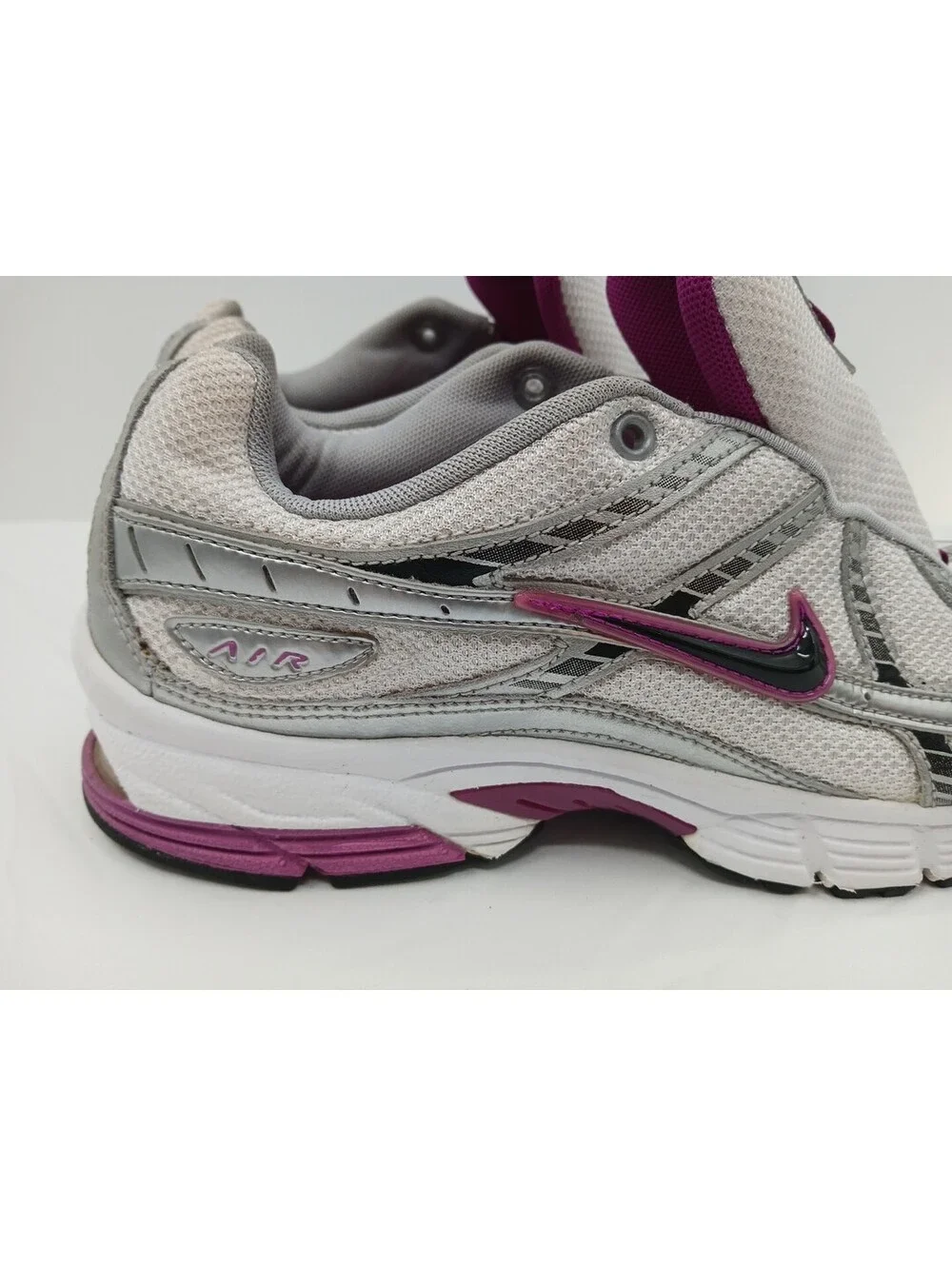 NIKE Air N'sight III BRS 1000 Shoes Womens 9.5 White Low Top Sneakers 318183-101